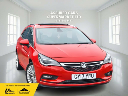 Vauxhall Astra  1.4i Turbo Elite Sports Tourer 5dr Petrol Auto Eur 