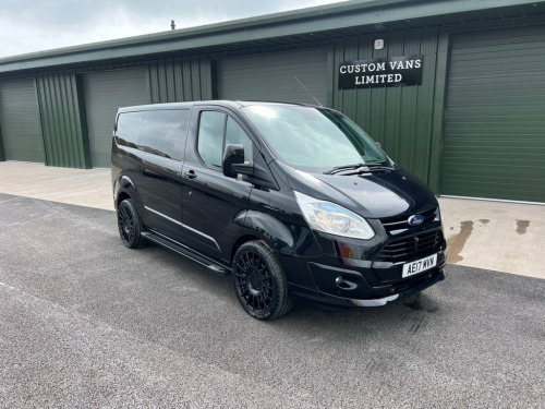 Ford Transit Custom  2017 FORD TRANSIT CUSTOM 170 7 SEAT CREW VAN BLACK