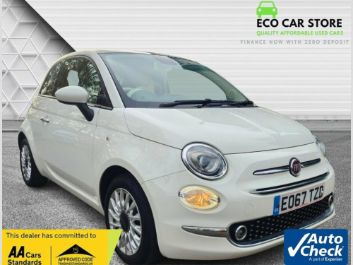 Fiat 500  1.2 Lounge Hatchback 3dr Petrol Dualogic Euro 6 (s