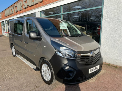 Vauxhall Vivaro  1.6 CDTi 2900 BiTurbo ecoFLEX Crew Van Double Cab 