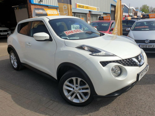 Nissan Juke  1.5 N-CONNECTA DCI 5d 110 BHP Comes with a new 12m