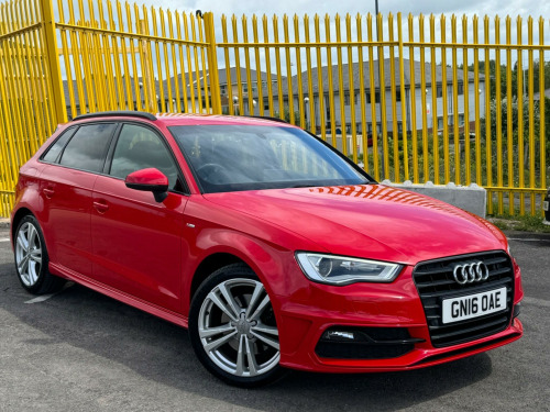 Audi A3  2.0 TDI S line Sportback Euro 6 (s/s) 5dr (Nav)