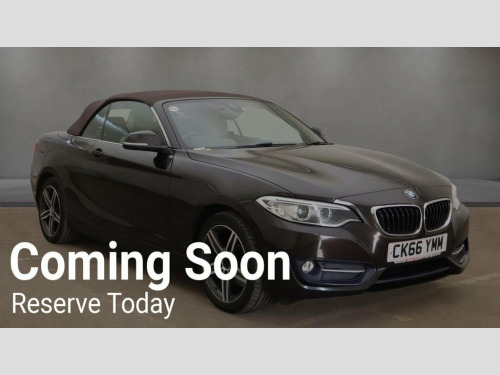 BMW 2 Series  2.0 220d Sport Convertible 2dr Diesel Auto Euro 6 