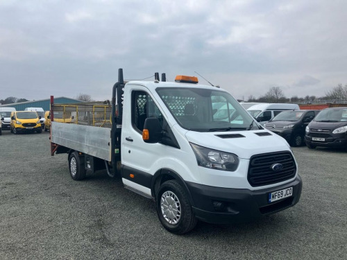 Ford Transit   350 DROPSIDE EXTRA LONG WITH TAIL LIFT 79K EURO 6