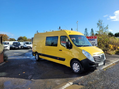 Vauxhall Movano  F3500 L3H2 CDTI 2300CC 125BHP LWB CREW VAN NO VAT