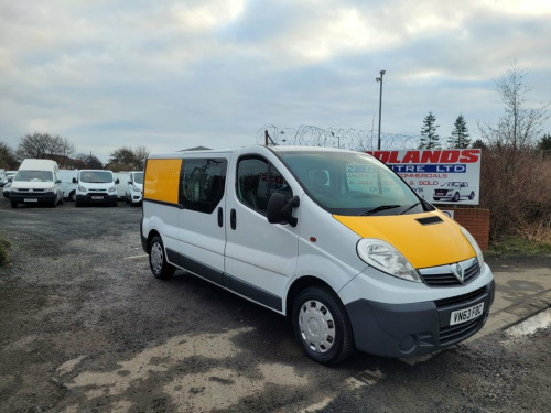 Vauxhall Vivaro  VIVARO 2900 115BHP LWB 2200CC CREW VAN 93K NO VAT