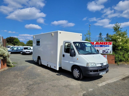 Peugeot Boxer  350 LX LWB HDI 2800CC 125BHP MESS UNIT 14K NO VAT