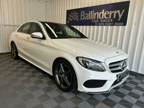 Mercedes-Benz C-Class C200 2.0 C200 AMG Line (Premium) 7G-Tronic+ Euro 6 (s/s) 4dr