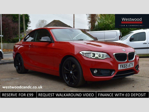 BMW 2 Series  2.0 220d Sport Auto Euro 6 (s/s) 2dr