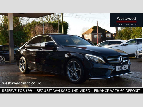 Mercedes-Benz C-Class  2.1 C220d AMG Line G-Tronic+ Euro 6 (s/s) 4dr