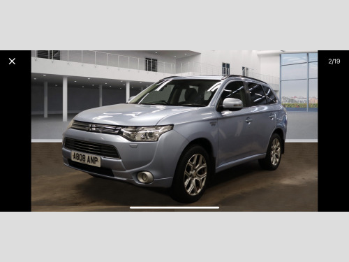 Mitsubishi Outlander  2.0h 12kWh GX4hs SUV 5dr Petrol Plug-in Hybrid CVT 4WD Euro 5 (s/s) (200 ps