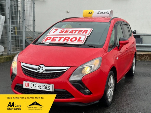Vauxhall Zafira  EXCLUSIV 1.4 TRUBO PETROL 7 SEATER 140 BHP 