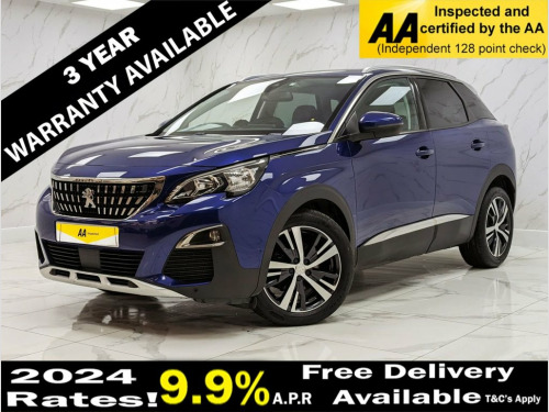 Peugeot 3008 Crossover  1.5 BLUEHDI S/S ALLURE 5d 129 BHP ANDROID AUTO/APP