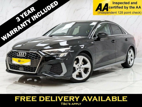 Audi A3  1.5 TFSI S LINE MHEV 4d 148 BHP ANDROID AUTO, APPL