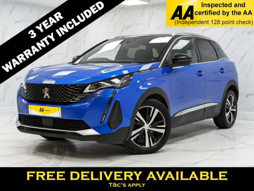 Peugeot 3008 Crossover  1.2 PURETECH S/S GT 5d 129 BHP LED LIGHTS