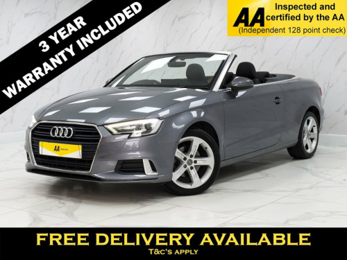 Audi A3  1.4 TFSI SPORT 2d 148 BHP 6SP ECO CONVERTIBLE 1 FO