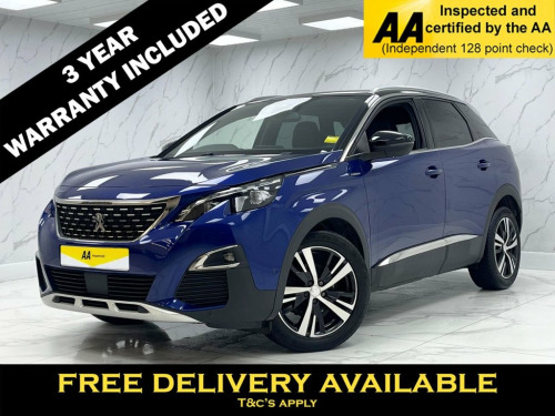 Peugeot 3008 Crossover  1.2 PureTech GT Line SUV 5dr Petrol Manual Euro 6 