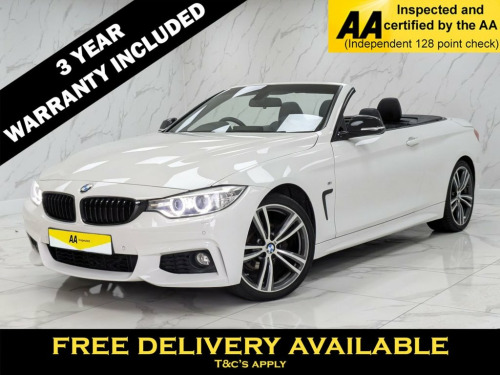 BMW 4 Series  2.0 420i M Sport Convertible 2dr Petrol Auto Euro 