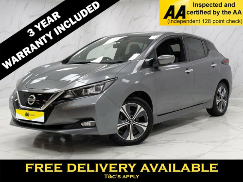 Nissan Leaf  62kWh e+ Tekna Hatchback 5dr Electric Auto (217 ps