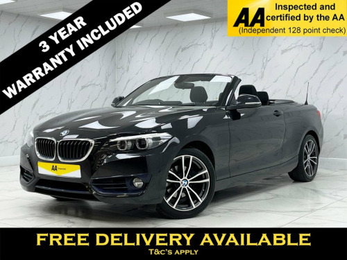 BMW 2 Series  1.5 218i GPF Sport Convertible 2dr Petrol Auto Eur