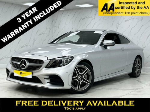 Mercedes-Benz C-Class C200 1.5 C200 MHEV AMG Line (Premium) Coupe 2dr Petrol 
