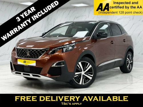 Peugeot 3008 Crossover  1.6 PureTech GT Line SUV 5dr Petrol EAT Euro 6 (s/