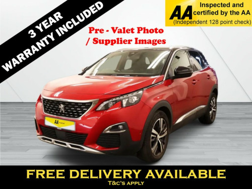 Peugeot 3008 Crossover  1.5 BlueHDi GT Line SUV 5dr Diesel EAT Euro 6 (s/s