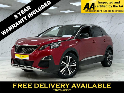 Peugeot 3008 Crossover  1.5 BlueHDi GT Line SUV 5dr Diesel EAT Euro 6 (s/s 