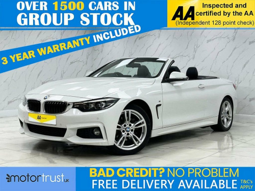BMW 4 Series  2.0 420d M Sport Convertible 2dr Diesel Auto Euro  