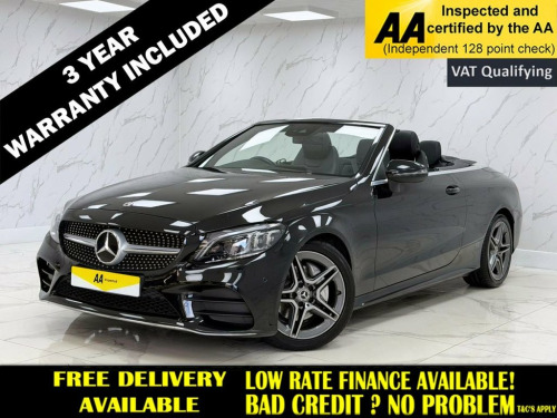Mercedes-Benz C-Class C200 1.5 C200 MHEV AMG Line (Premium) Cabriolet 2dr Pet