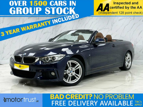 BMW 4 Series  2.0 420d M Sport Convertible 2dr Diesel Auto Euro  