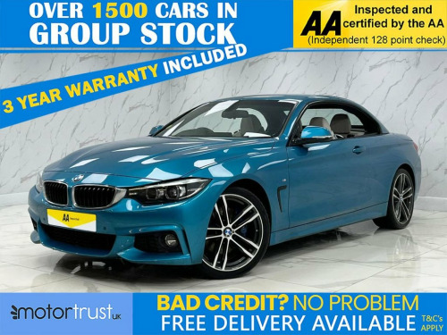 BMW 4 Series  2.0 420d M Sport Convertible 2dr Diesel Auto Euro  