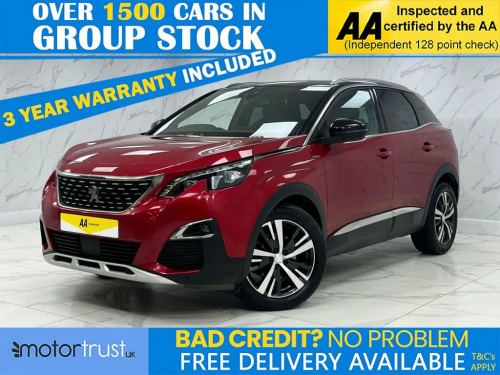 Peugeot 3008 Crossover  1.6 PureTech GT Line SUV 5dr Petrol EAT Euro 6 (s/ 