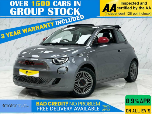 Fiat 500  42kWh RED Convertible 2dr Electric Auto (118 ps) S 