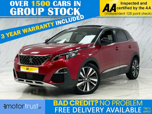 Peugeot 3008 Crossover  1.2 PureTech GT Line SUV 5dr Petrol Manual Euro 6  