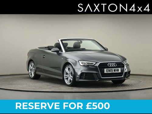 Audi A3 Cabriolet  1.5 TFSI CoD 35 S line S Tronic Euro 6 (s/s) 2dr