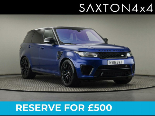 Land Rover Range Rover Sport  5.0 V8 SVR Auto 4WD Euro 6 (s/s) 5dr