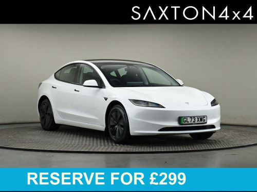 Tesla Model 3  Saloon 4dr Electric Auto RWD (208 ps)
