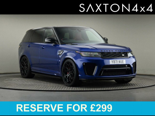 Land Rover Range Rover Sport 5.0 P575 V8 GPF SVR SUV 5dr Petrol Auto 4WD Euro 6 (s/s) (575 ps)