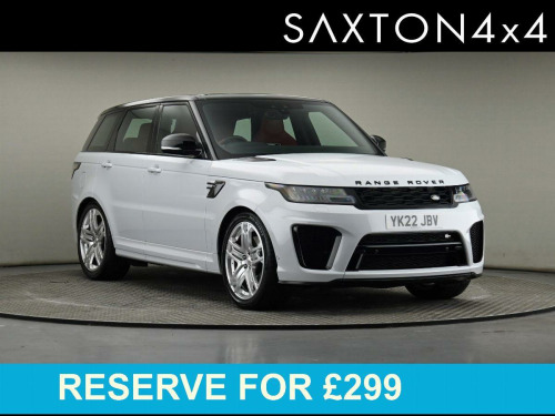 Land Rover Range Rover Sport 5.0 P575 V8 GPF SVR SUV 5dr Petrol Auto 4WD Euro 6 (s/s) (575 ps)