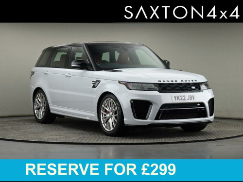 Land Rover Range Rover Sport 5.0 P575 V8 GPF SVR SUV 5dr Petrol Auto 4WD Euro 6 (s/s) (575 ps)