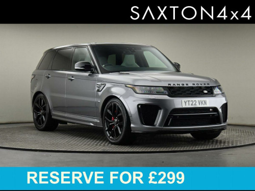 Land Rover Range Rover Sport 5.0 P575 V8 GPF SVR SUV 5dr Petrol Auto 4WD Euro 6 (s/s) (575 ps)