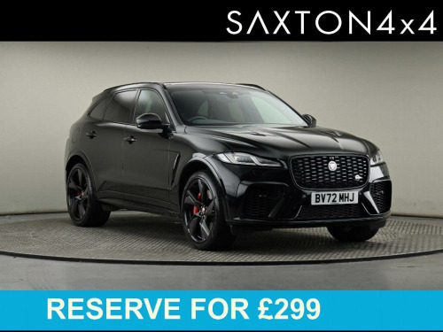 Jaguar F-PACE  5.0 P550 V8 SVR SUV 5dr Petrol Quickshift AWD Euro 6 (s/s) (550 ps)
