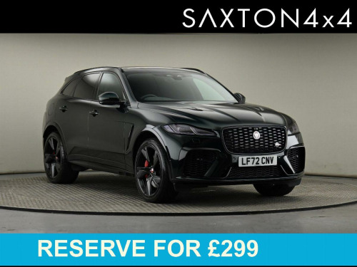 Jaguar F-PACE  5.0 P550 V8 SVR SUV 5dr Petrol Quickshift AWD Euro 6 (s/s) (550 ps)