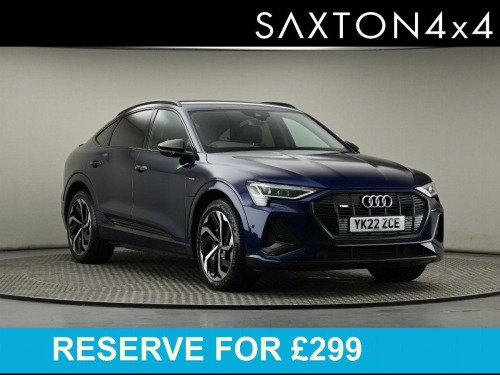 Audi E-Tron  50 Black Edition Sportback 5dr Electric Auto quattro 71.2kWh (11kW Charger)