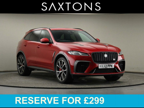 Jaguar F-PACE  5.0 P550 V8 SVR SUV 5dr Petrol Quickshift AWD Euro 6 (s/s) (550 ps)