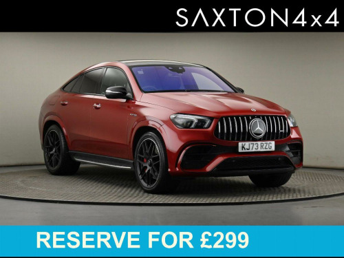 Mercedes-Benz GLE Class GLE63 4.0 GLE63 V8 BiTurbo MHEV AMG S Coupe 5dr Petrol Hybrid SpdS TCT 4MATIC+ Eu