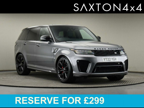 Land Rover Range Rover Sport 5.0 P575 V8 GPF SVR SUV 5dr Petrol Auto 4WD Euro 6 (s/s) (575 ps)