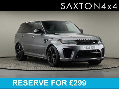 Land Rover Range Rover Sport 5.0 P575 V8 GPF SVR SUV 5dr Petrol Auto 4WD Euro 6 (s/s) (575 ps)