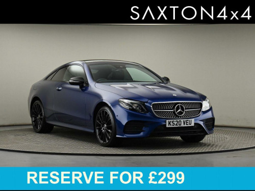 Mercedes-Benz E-Class 2.9 E400d AMG Line (Premium Plus) Coupe 2dr Diesel G-Tronic+ 4MATIC Euro 6